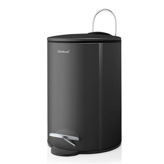 Blomus 68888 3 Litre Tubo Pedal Bin Wastepaper Basket, Magnet