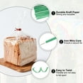 thumbnail image 4 of Uxcell 500Pcs Bag Twist Ties 4" Reusable Plastic Twist Ties for Bread, Green, 4 of 6