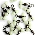 thumbnail image 6 of 50pcs 3 Way Luminous Rolling Barrel Fishing Swivels Luminous Beads Swivel and Snap T Shape Fishing Connector Sea Freshwater Fishing Tackle Accessory (Large), 6 of 6