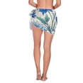 thumbnail image 3 of Ckdifva Flowers and Floral Blue Beach Cover Up for Women Swimsuit Coverups Bikini Wrap Short Skirt, 3 of 8