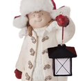 thumbnail image 2 of Creative Dolls Statue Exquisite Craftsmanship for Garden Bedroom (Red), 2 of 6