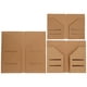 thumbnail image 5 of Case de cremallera de 3pcs y soporte de tarjeta de Kraft Organizador de la carpeta de archivo de papel Kraft para documentos Tarjetas de recibos Tarjetas de crédito Visas Tickets, 5 of 6