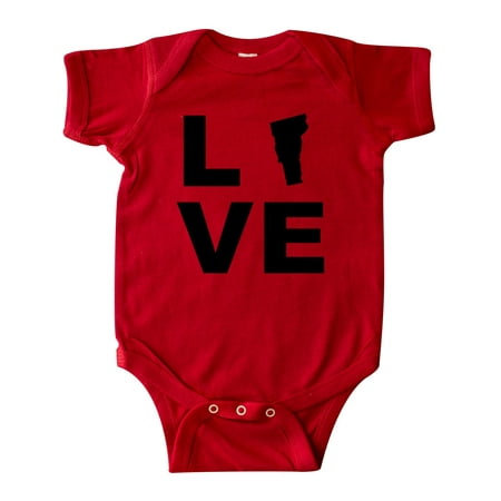 

Inktastic Love Vermont Gift Baby Boy or Baby Girl Bodysuit