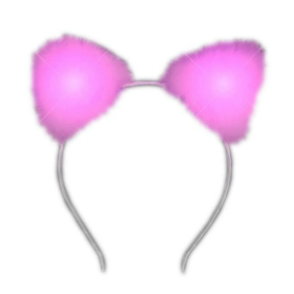 Blinkee PINKCEARS-SFT Pink LED Soft Cat Ears Headband