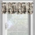 thumbnail image 2 of Ambesonne Floral Window Valance, Vintage Plant Soft Color, 54" X 12", Tan Black, 2 of 5