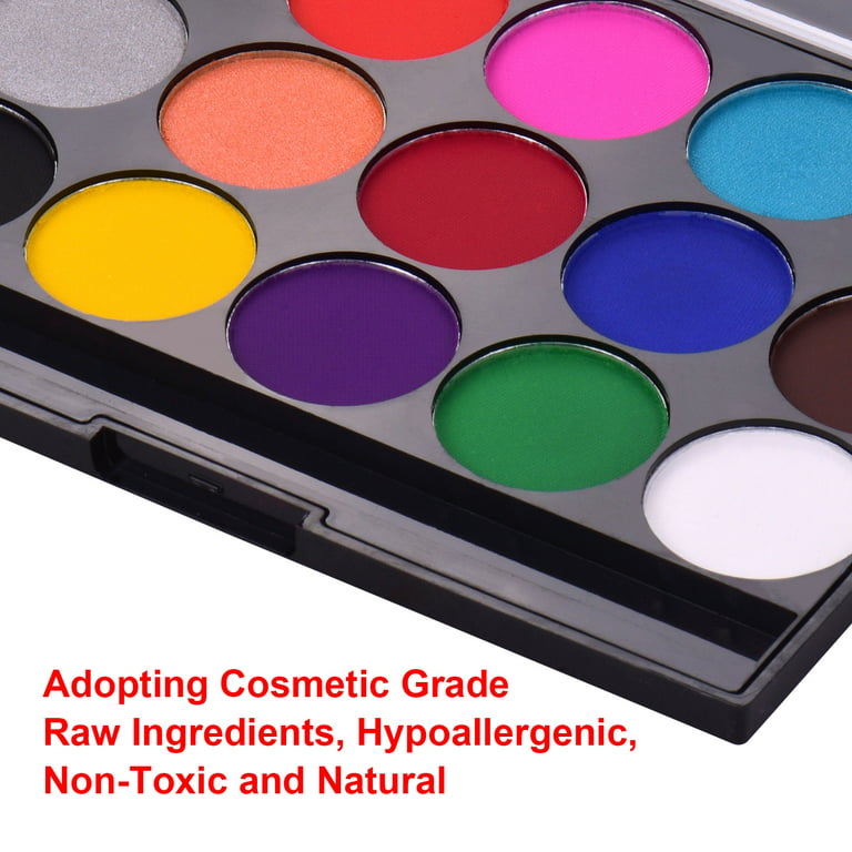  15 Color Face Paint Kit, Professional Face Painting