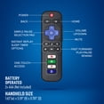 thumbnail image 4 of Xtreme Roku TV Replacement Remote Control, Universal IR Remote for Roku Smart TVs, Pre-Programmed, No Setup Required, Netflix Hulu YouTube Disney+ Shortcut Buttons, Black, 4 of 7