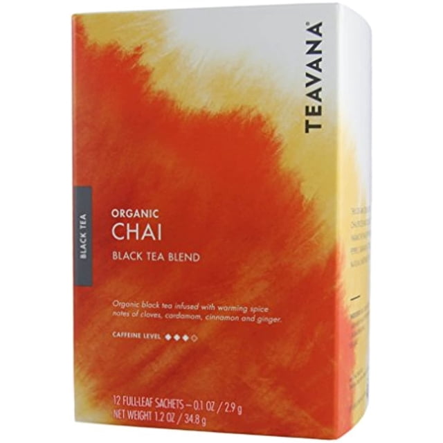 Starbucks Teavana Organic Chai Black Tea Blend 12 FullLeaf Sachets