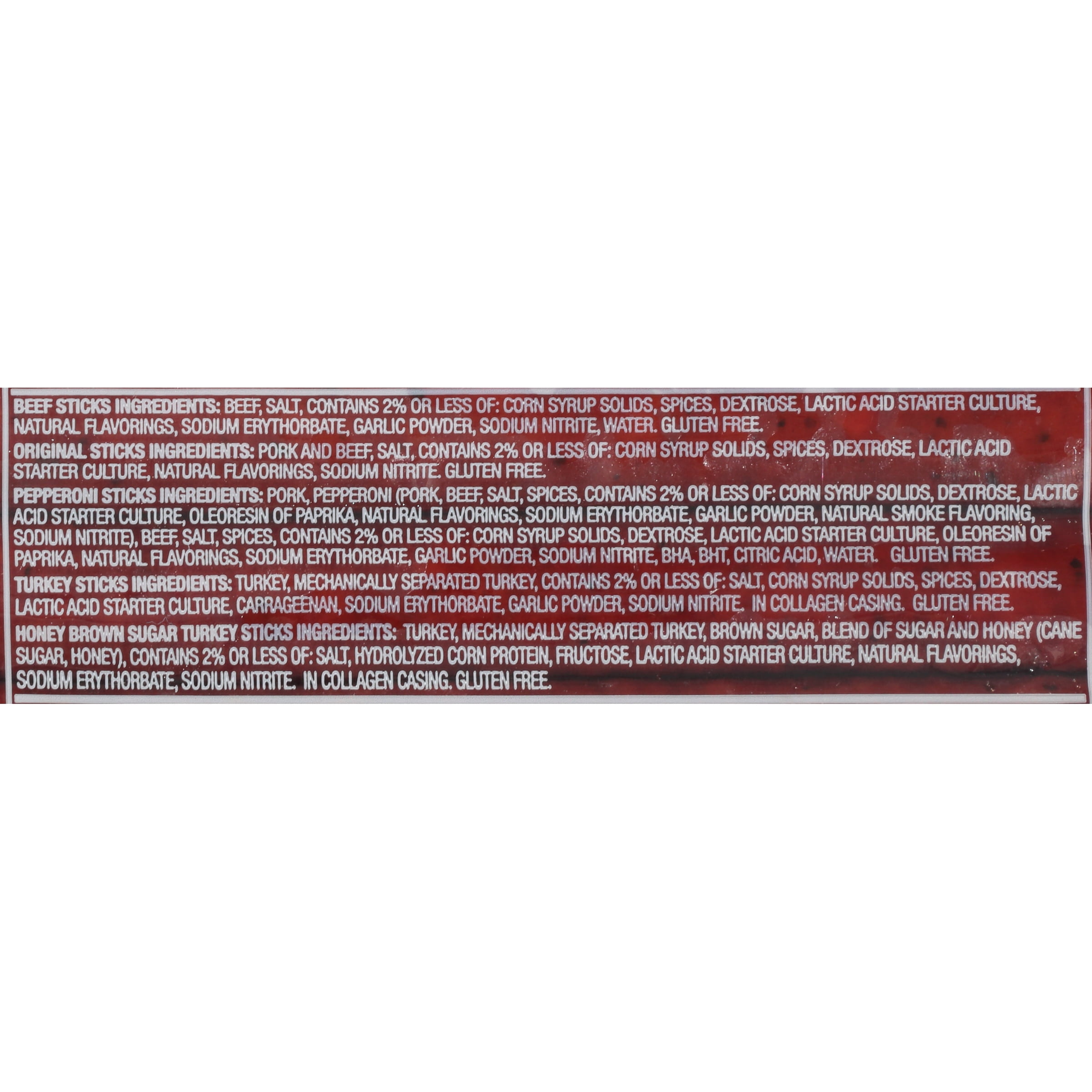 Old Wisconsin® Beef Sausage Twisted Snack Sticks 5 oz. Pack
