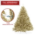 thumbnail image 2 of Árbol de Navidad Casafield Champagne Gold Tinsel de 6 pies con soporte, 2 of 7