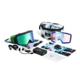 thumbnail image 3 of VIKING Heated Magnetic Anti-Fog Green Ski Goggles + Bonus PC Rose Revo Blue Lenses, 3 of 7