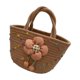 thumbnail image 2 of Bolso de hombro tejido para mujer • Bolsa grande de poliéster multicolor • Bolso casual para desplazamientos diarios 28x25x11cm • Regalo de almacenamiento ligero, duradero y elegante, 2 of 6