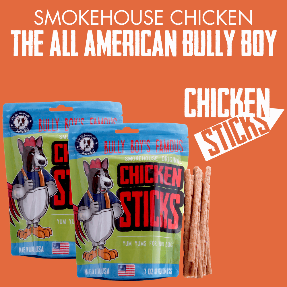 Bully Boy's Famous Training Sticks Dog Treats, Smokehouse Chicken, 7oz. (2 Pack)