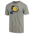 thumbnail image 2 of Men's Heather Gray Indiana Pacers Distressed Team Logo Tri-Blend T-Shirt, 2 of 3