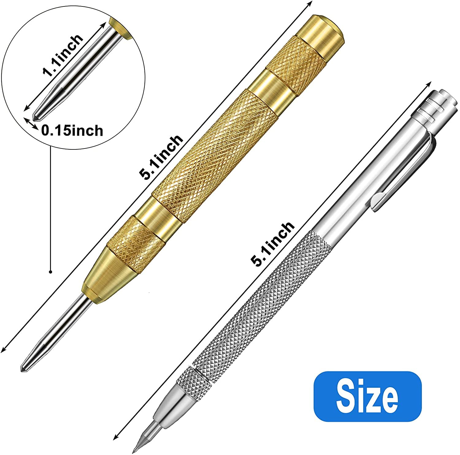 Tungsten Carbide Tip Scriber with Aluminium Etching Engraving