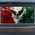 thumbnail image 7 of Eagle with National Emblem Elements Funny Personalized License Plate Rust-proof Stainless Steel Metal License Plate Suitable For Men And Women 12.2" x 6.2", 7 of 7