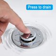 thumbnail image 3 of Escurridor de galvanoplastia para lavabo, tapón a prueba de fugas para cabezal de lavabo universal, tapón para fugas de núcleo de cobre para lavabo de piscina JFHHH pequeña, 3 of 5