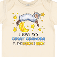 thumbnail image 4 of Inktastic I Love My Great Grandpa to the Moon and Back Cute Sheep Boys or Girls Baby Bodysuit, 4 of 5