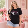 thumbnail image 6 of KimSoong Women Plus Size Breast Cancer Awareness T-Shirt,Support Squad Pink Ribbon Graphic Tee, 6 of 12