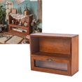 thumbnail image 4 of Wood Desk Organizer, Desktop Storage Box Retro Style With Drawer For Bedroom Living Room, 4 of 8