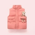 thumbnail image 4 of Cowsor Girls Winter Zipper Puffer Vest Lightweight Sleeveless Outwear Puffy Vests, 4 of 4