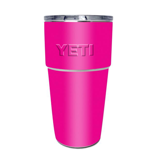 MightySkins YEPINT16SI-Solid Hot Pink Skin for Yeti Rambler 16 oz