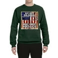 thumbnail image 3 of By His Blood We Are Healed Inspirational/Christian Unisex Crewneck Graphic Sweatshirt, Forest Green, 3X-Large, 3 of 5