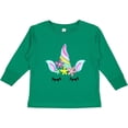 thumbnail image 3 of Inktastic Unicorn Face Girls Long Sleeve Toddler T-Shirt, 3 of 5