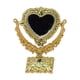 thumbnail image 5 of Espejos decorativos para casa de muñecas en miniatura a escala 1:12, estilo vintage, para niñas. Espejo de corazón, 5 of 6