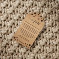 thumbnail image 6 of Casafield Square Pouf Ottoman, Beige Ivory - 18.5" W x 18.5" D x 14.5" H Cotton Knit Foot Stool - Boho Floor Pouffe for Living Room, 6 of 8