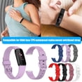 thumbnail image 2 of Correa De Reloj Inteligente De Repuesto De Silicona Deportiva A Prueba De Sudor Pulsera Impermeable Correas De Reloj Correas De Fitness Compatibles Con Fitbit Luxe Gris Scienceny EL016830-04, 2 of 5