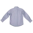thumbnail image 4 of Camisa Wrangler de manga larga para niños, cambray, azul occidental, XXL, 4 of 4
