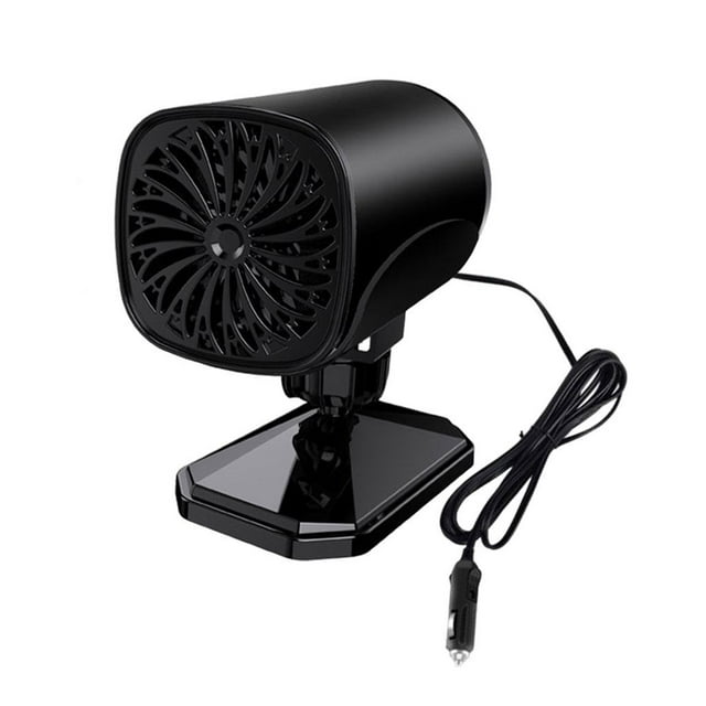 Calentador de Automóvil Soledad Desempañador 12V Negro