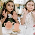 thumbnail image 3 of FENGGUIQU 1 Set Children Simulation Tea Set Chocolate Color Wooden for Toddlers in Self-care Ability Training, 3 of 5