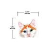 thumbnail image 2 of WIRESTER Car Air Freshener Fragrance Vent Clip Interior Decoration for Cars with Lemon Scented Pad - Animal Orange Turkish Van Cat, 2 of 7