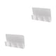 thumbnail image 1 of Methold 2019 nuevo 1 pieza práctico soporte adhesivo para teléfono de pared caja de carga soporte para llaves soporte para toallero Blanco 2piezas, 1 of 5