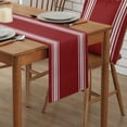 thumbnail image 2 of Chemin de Table en Coton et Lin 90 Pouces de Long, Rayures Rouges de Noël, Écharpes de Commode en Toile de Jute pour Salle à Manger de Ferme Café Fête de Vacances Mariage Événements Lavable en Machine Grange de Campagne, 2 of 6