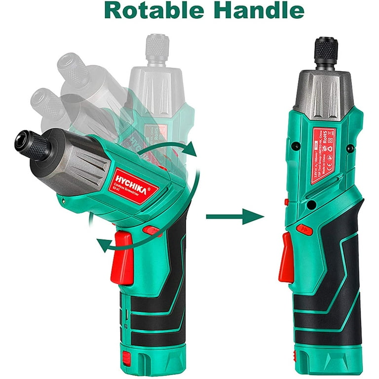 HYCHIKA Electric Screwdriver 6 N.m, 3.6V 2.0Ah Cordless