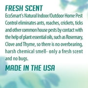 EcoSmart Natural Indoor/Outdoor Pest Control Spray, Plant-Based Formula, 64 fl oz