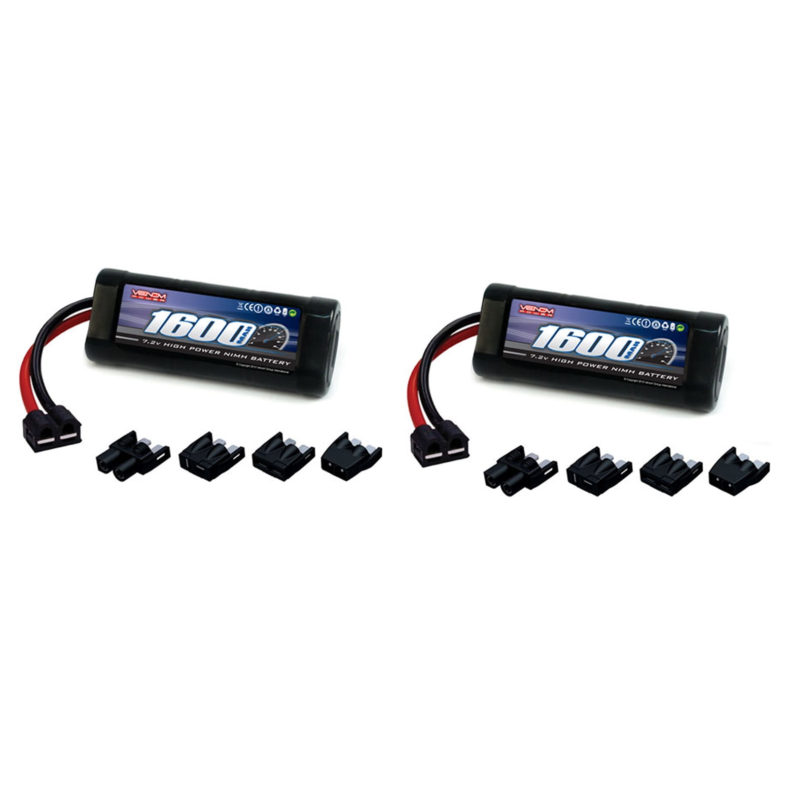 Venom 7.2V 1600mAh 6Cell NiMH Battery with Universal Plug (EC3/Deans