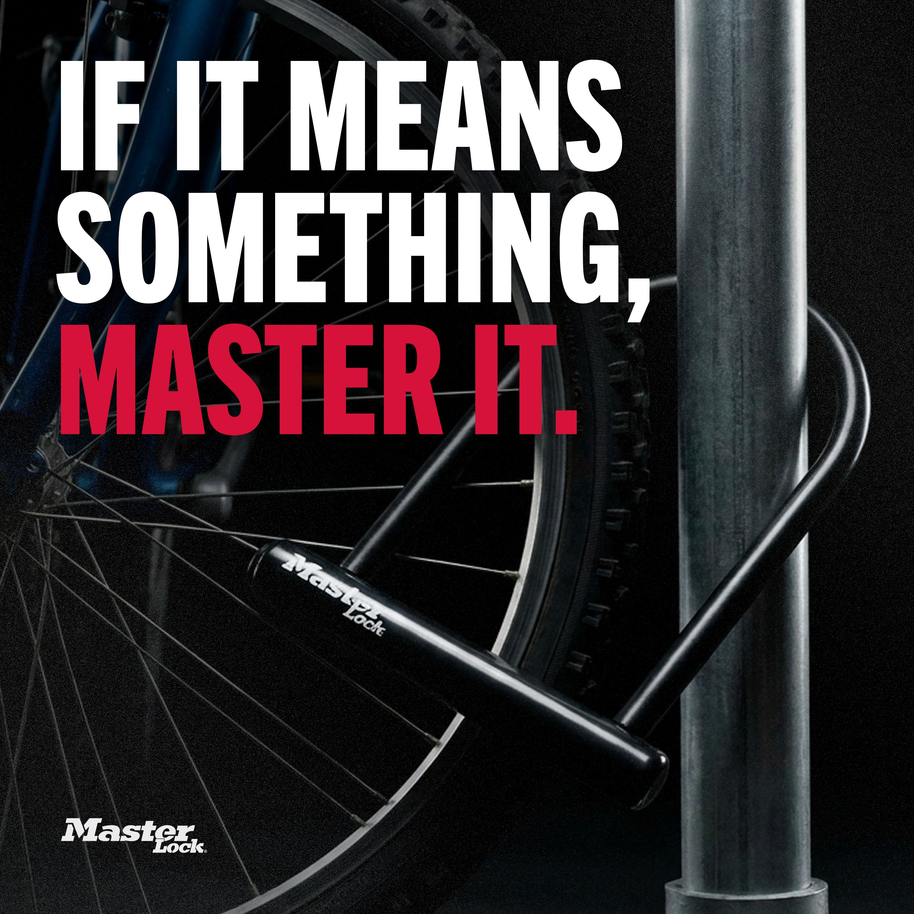 Master Lock U-Lock Bicycle Lock with Key photo 8