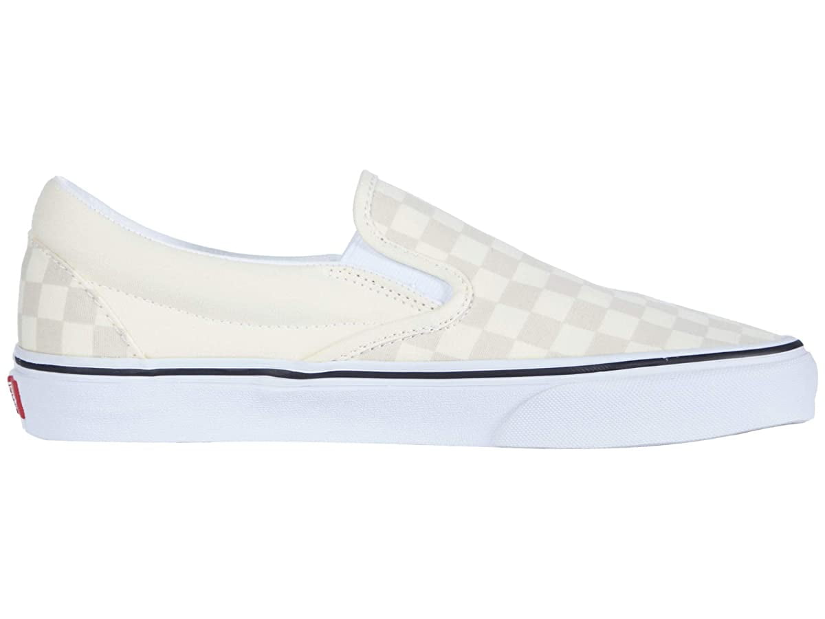 vans classic slip on true white monochromatic shoes