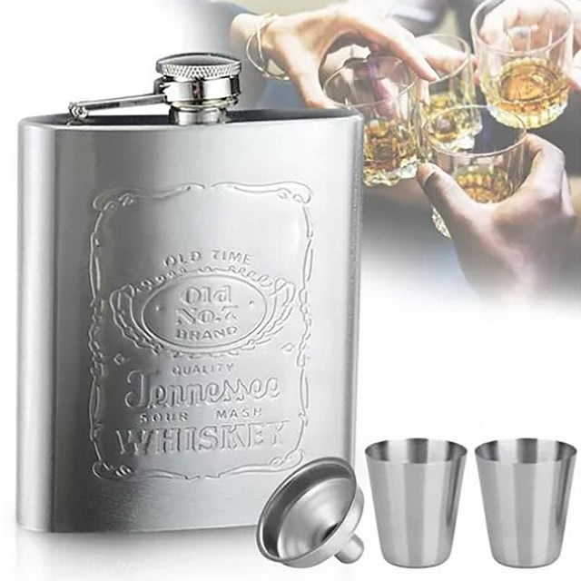 Wine Bottle,Hip Flask Portable Leak Hip Flask Stainless Steel Whisky Hip Flask Exceptional Value