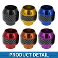 thumbnail image 6 of Unique Bargains Motorcycle Frame Sliders Falling Protection Wheel Crash Protector Scooter Moped Aluminum Alloy Purple 2 Pcs, 6 of 6