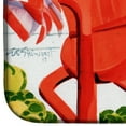 thumbnail image 4 of Red Chairs Patio View Dish Drying Mat, 4 of 4