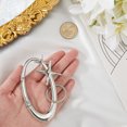 1Pc Alloy Spring Gate Rings Star Platinum 94x61x8.5mm DIY - Walmart.com
