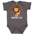 thumbnail image 3 of Inktastic First Valentines Day Baby Boy Lion Boys Baby Bodysuit, 3 of 5