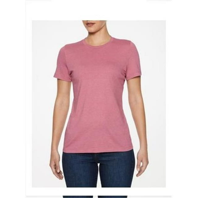 Gildan Ladies Softstyle CVC T-Shirt, S, Plumrose
