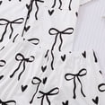 thumbnail image 5 of Women's Button Short Sleeve Shorts Set Thin Soft Polyester Cotton Casual Loungewear Pajama, 5 of 8