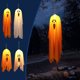 thumbnail image 1 of Fiudx Linterna Fantasma de Halloween, Lámpara Colgante de Calabaza con Luz Led, Efecto de Brillo Espeluznante, Decoración para Interiores y Exteriores, Accesorio para Disfraz de Fiesta, Batería Inclu, 1 of 7